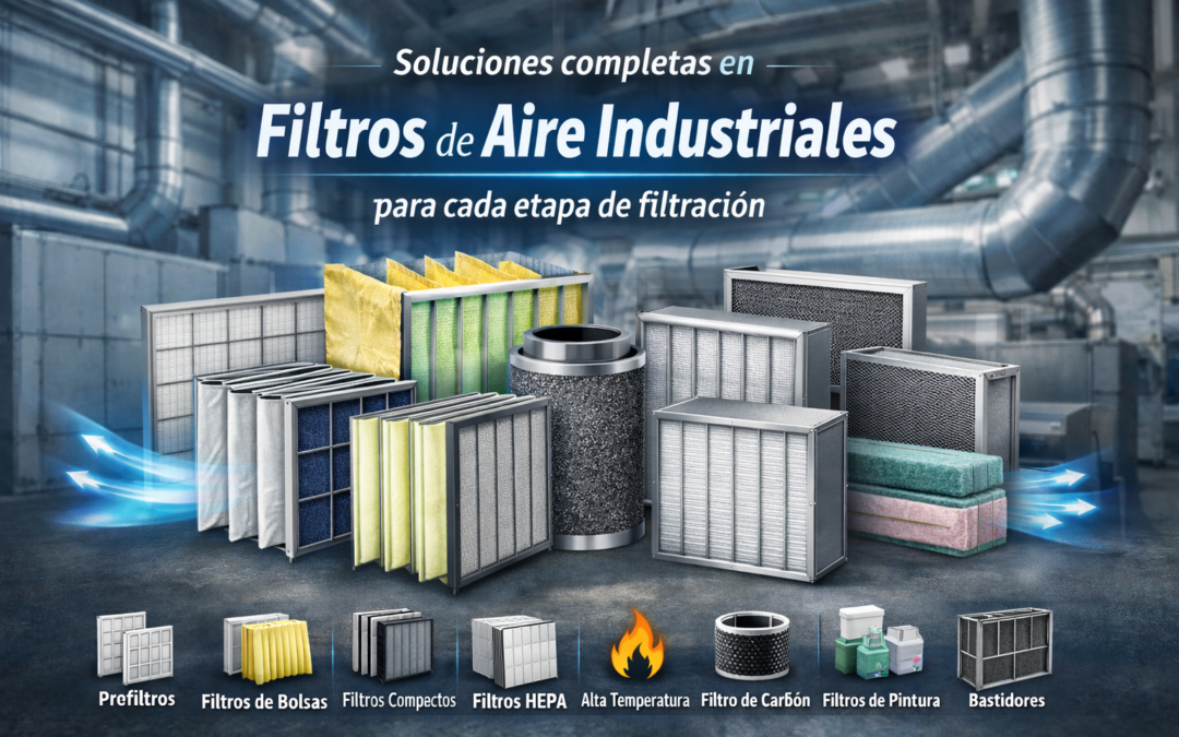 Soluciones completas en filtros de aire industriales para cada etapa de filtración